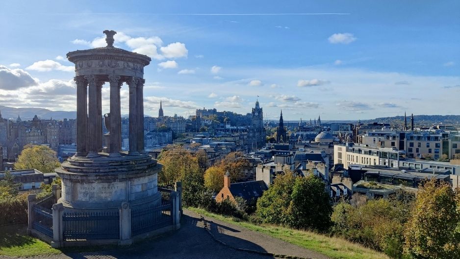 Edinburgh from carlton hill